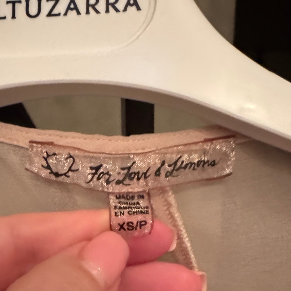 Free People Cream and Black Midi Dress - Picture 4 of 4